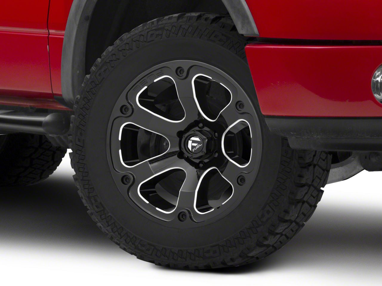 Fuel Wheels F150 Beast Gloss Black Milled 6Lug Wheel 20x10