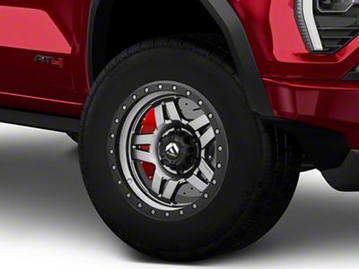 Fuel Wheels Anza Anthracite with Black Ring 6-Lug Wheel; 17x8.5; -6mm Offset (23-26 Canyon)