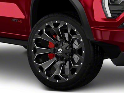 Fuel Wheels Assault Matte Black Milled 6-Lug Wheel; 22x10; -22mm Offset (23-25 Canyon)
