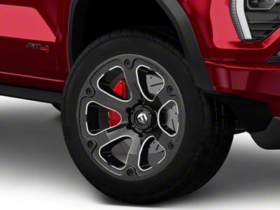 Fuel Wheels Beast Gloss Black Milled 6-Lug Wheel; 20x9; 20mm Offset (23-26 Canyon)