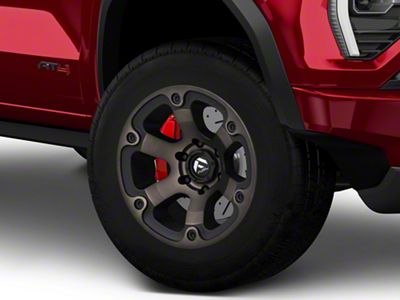 Fuel Wheels Beast Matte Black Machined with Dark Tint 6-Lug Wheel; 18x9; -12mm Offset (23-25 Canyon)
