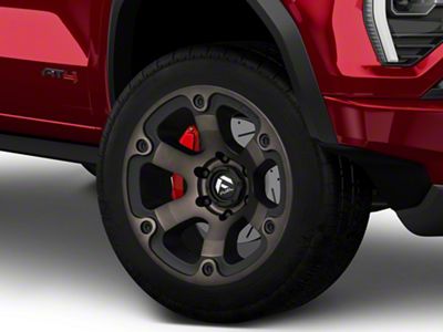 Fuel Wheels Beast Matte Black Machined with Dark Tint 6-Lug Wheel; 20x9; 35mm Offset (23-25 Canyon)