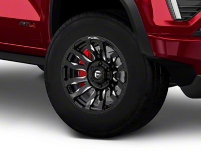 Fuel Wheels Blitz Gloss Black Milled 6-Lug Wheel; 17x9; -12mm Offset (23-25 Canyon)