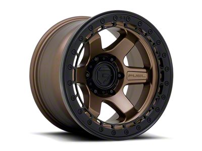 Fuel Wheels Block Beadlock Matte Bronze 6-Lug Wheel; 17x8.5; 0mm Offset (23-24 Canyon)