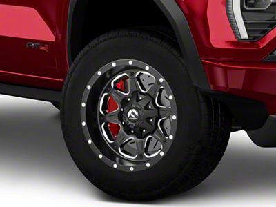 Fuel Wheels Boost Matte Black Milled 6-Lug Wheel; 18x9; 20mm Offset (23-25 Canyon)