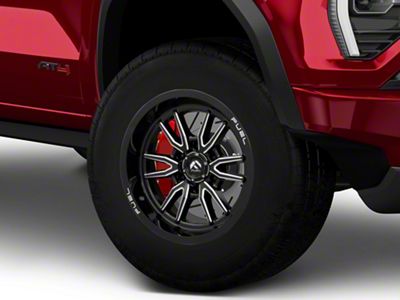 Fuel Wheels Clash Gloss Black Milled 6-Lug Wheel; 17x9; -12mm Offset (23-25 Canyon)