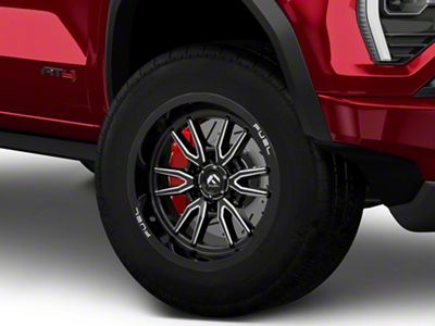 Fuel Wheels Clash Gloss Black Milled 6-Lug Wheel; 18x9; 1mm Offset (23-25 Canyon)