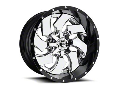Fuel Wheels Cleaver 2-Piece Chrome 6-Lug Wheel; 20x12; -44mm Offset (23-25 Canyon)