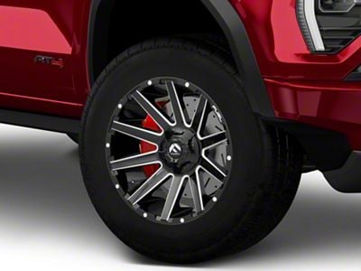 Fuel Wheels Contra Gloss Black Milled 6-Lug Wheel; 18x9; -12mm Offset (23-25 Canyon)