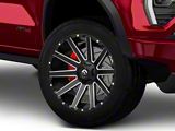 Fuel Wheels Contra Matte Black Milled 6-Lug Wheel; 20x9; 19mm Offset (23-25 Canyon)