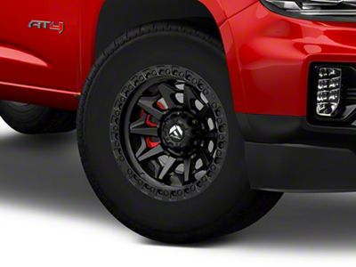 Fuel Wheels Covert Matte Black 6-Lug Wheel; 17x8.5; 14mm Offset (15-22 Canyon)