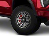 Fuel Wheels Covert Matte Gunmetal with Black Bead Ring 6-Lug Wheel; 17x8.5; 14mm Offset (23-26 Canyon)