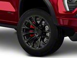 Fuel Wheels Flame Blackout 6-Lug Wheel; 20x10; -18mm Offset (23-25 Canyon)
