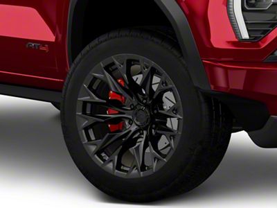 Fuel Wheels Flame Blackout 6-Lug Wheel; 20x10; -18mm Offset (23-25 Canyon)