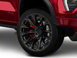 Fuel Wheels Flame Blackout 6-Lug Wheel; 22x10; -18mm Offset (23-25 Canyon)