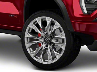Fuel Wheels Flame Platinum 6-Lug Wheel; 22x12; -44mm Offset (23-25 Canyon)