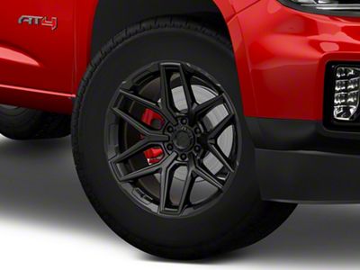 Fuel Wheels Flux Blackout 6-Lug Wheel; 18x9; 20mm Offset (15-22 Canyon)