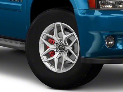 Fuel Wheels Flux Platinum 6-Lug Wheel; 18x9; 20mm Offset (23-25 Canyon)