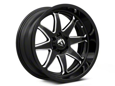 Fuel Wheels Hammer Gloss Black Milled 6-Lug Wheel; 20x10; -18mm Offset (23-25 Canyon)