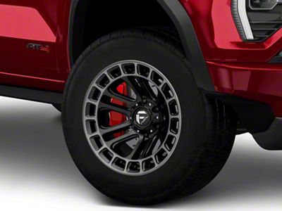 Fuel Wheels Heater Matte Black Double Dark Tint Machined 6-Lug Wheel; 18x9; 1mm Offset (23-25 Canyon)