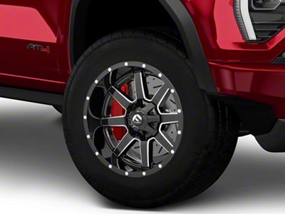 Fuel Wheels Maverick Gloss Black Milled 6-Lug Wheel; 18x9; 13mm Offset (23-25 Canyon)
