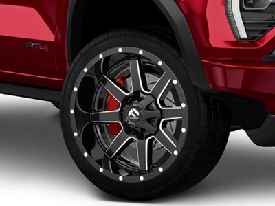 Fuel Wheels Maverick Gloss Black Milled 6-Lug Wheel; 22x12; -45mm Offset (23-25 Canyon)