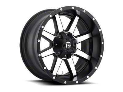 Fuel Wheels Maverick Matte Black Machined 6-Lug Wheel; 20x12; -44mm Offset (23-25 Canyon)