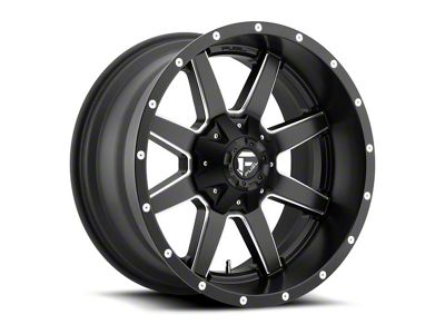 Fuel Wheels Maverick Matte Black Milled 6-Lug Wheel; 22x10; 10mm Offset (23-25 Canyon)