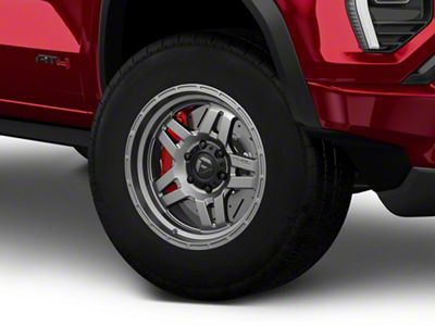 Fuel Wheels Oxide Matte Gunmetal 6-Lug Wheel; 17x8.5; 1mm Offset (23-25 Canyon)