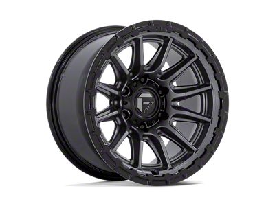 Fuel Wheels Piston Matte Gunmetal with Gloss Black Lip 6-Lug Wheel; 22x10; -18mm Offset (23-25 Canyon)