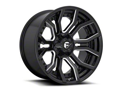 Fuel Wheels Rage Gloss Black Milled 6-Lug Wheel; 20x10; -18mm Offset (23-25 Canyon)