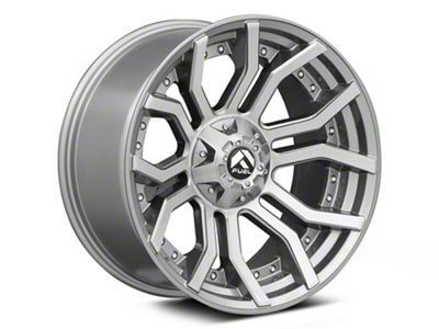 Fuel Wheels Rage Platinum Brushed Gunmetal 6-Lug Wheel; 20x10; -18mm Offset (23-25 Canyon)