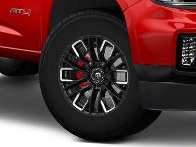 Fuel Wheels Rebar Gloss Black Milled 6-Lug Wheel; 17x9; 1mm Offset (15-22 Canyon)
