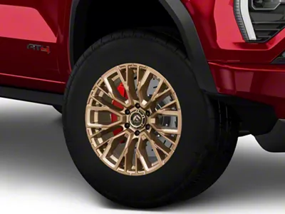 Fuel Wheels Rebar Platinum Bronze Milled 6-Lug Wheel; 17x9; 1mm Offset (23-25 Canyon)