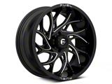Fuel Wheels Runner Gloss Black Milled 6-Lug Wheel; 20x9; 1mm Offset (23-25 Canyon)