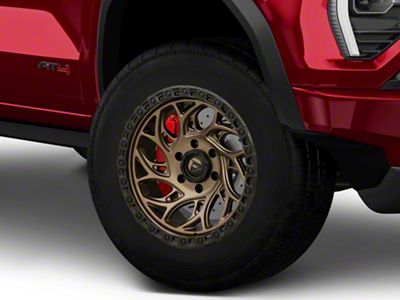 Fuel Wheels Runner OR Bronze with Black Ring 6-Lug Wheel; 18x9; -12mm Offset (23-25 Canyon)