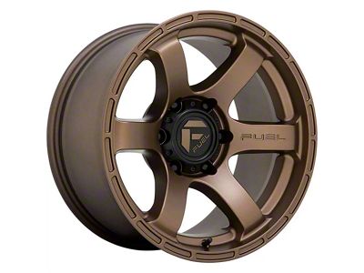 Fuel Wheels Rush Matte Bronze 6-Lug Wheel; 18x9; 1mm Offset (23-25 Canyon)