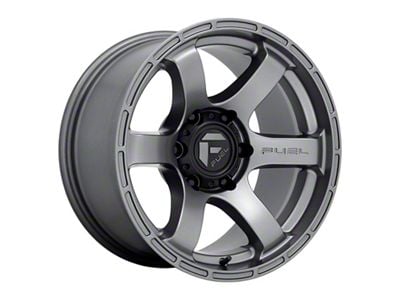 Fuel Wheels Rush Matte Gunmetal 6-Lug Wheel; 17x9; 1mm Offset (23-25 Canyon)