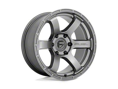 Fuel Wheels Rush Matte Gunmetal 6-Lug Wheel; 18x9; 1mm Offset (23-25 Canyon)