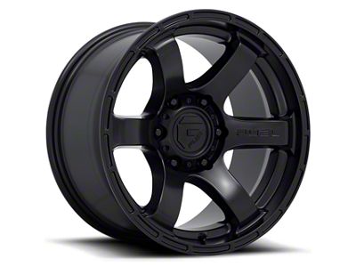Fuel Wheels Rush Textured Black 6-Lug Wheel; 18x9; 1mm Offset (23-25 Canyon)