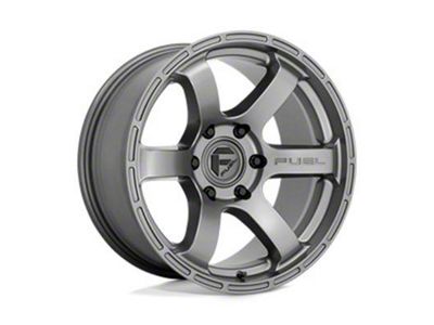 Fuel Wheels Rush Textured Black 6-Lug Wheel; 17x9; -12mm Offset (23-24 Canyon)