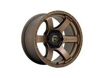 Fuel Wheels Rush Textured Bronze 6-Lug Wheel; 17x9; 1mm Offset (23-25 Canyon)