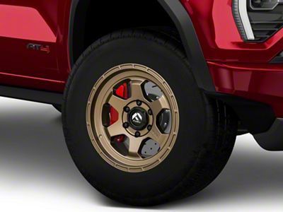 Fuel Wheels Shok Matte Bronze 6-Lug Wheel; 17x9; 1mm Offset (23-25 Canyon)