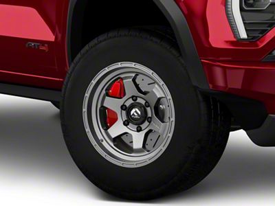 Fuel Wheels Shok Matte Gunmetal 6-Lug Wheel; 17x9; -12mm Offset (23-25 Canyon)