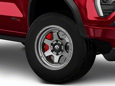 Fuel Wheels Shok Matte Gunmetal 6-Lug Wheel; 17x9; 20mm Offset (23-25 Canyon)