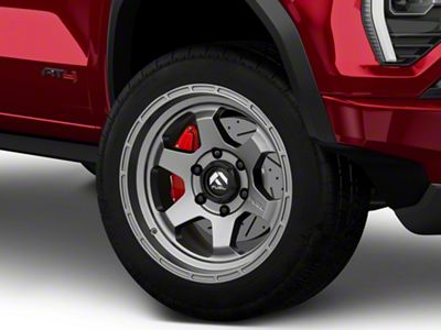 Fuel Wheels Shok Matte Gunmetal 6-Lug Wheel; 20x9; 1mm Offset (23-25 Canyon)