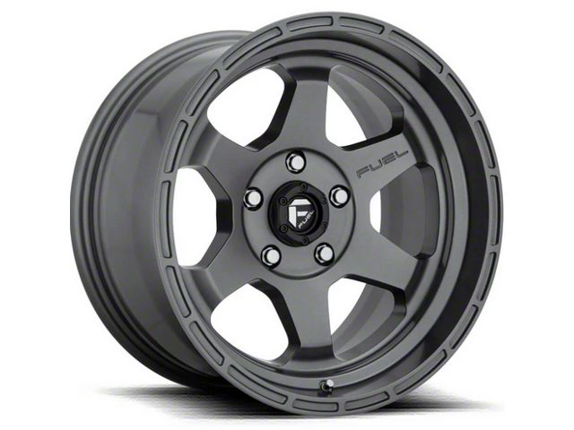 Anthracit Rims Fuel Wheels Canyon Shok Textured Anthracite 6-Lug Wheel; 17x10; -18mm ...