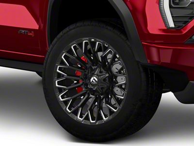 Fuel Wheels Strike Gloss Black Milled 6-Lug Wheel; 20x10; -18mm Offset (23-25 Canyon)