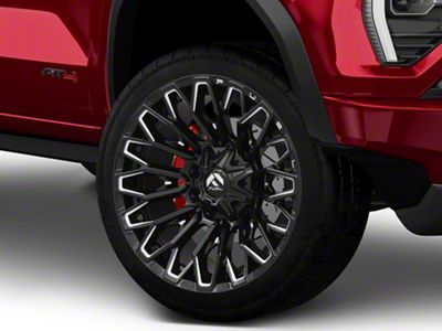 Fuel Wheels Strike Gloss Black Milled 6-Lug Wheel; 22x10; -18mm Offset (23-25 Canyon)