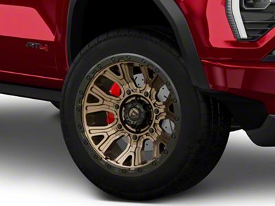 Fuel Wheels Traction Matte Bronze with Black Ring 6-Lug Wheel; 20x10; -18mm Offset (23-25 Canyon)